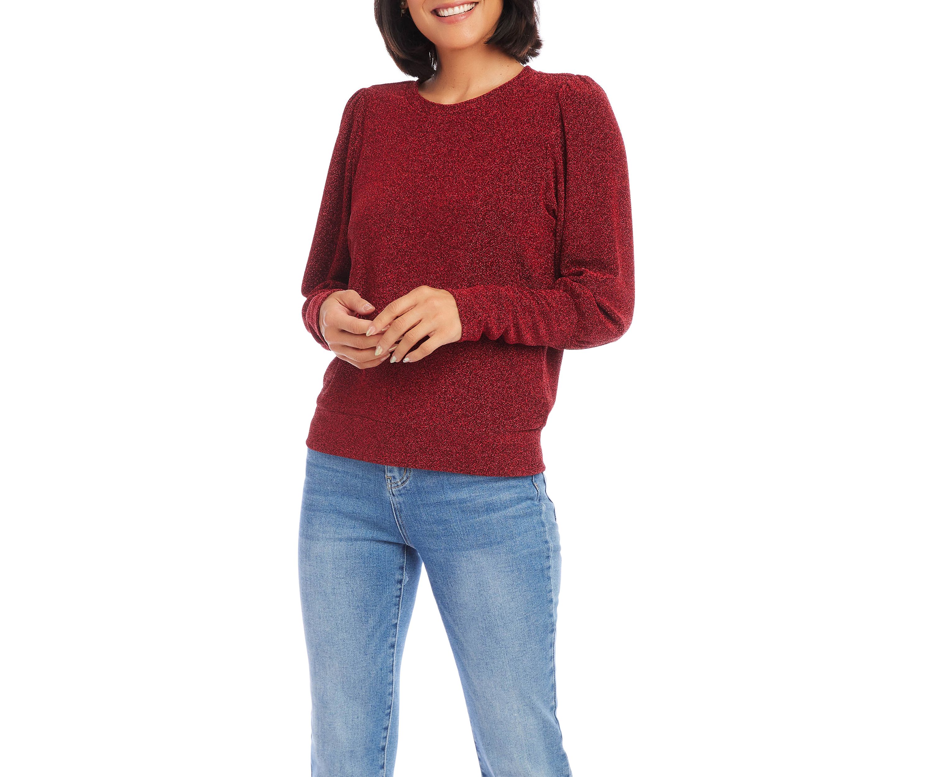 Petite Bishop Sleeve Top