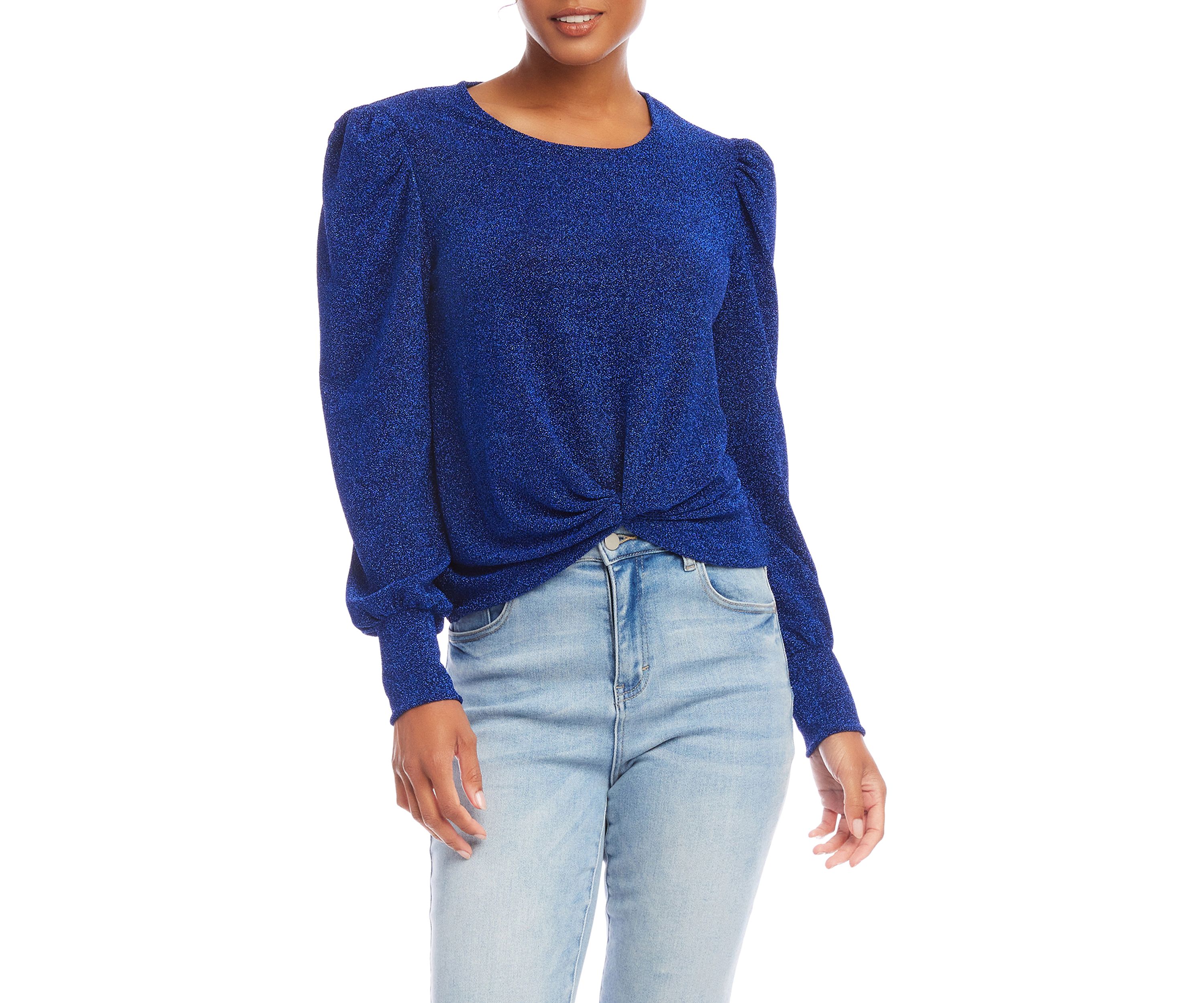 Petite Size Puff Sleeve Top