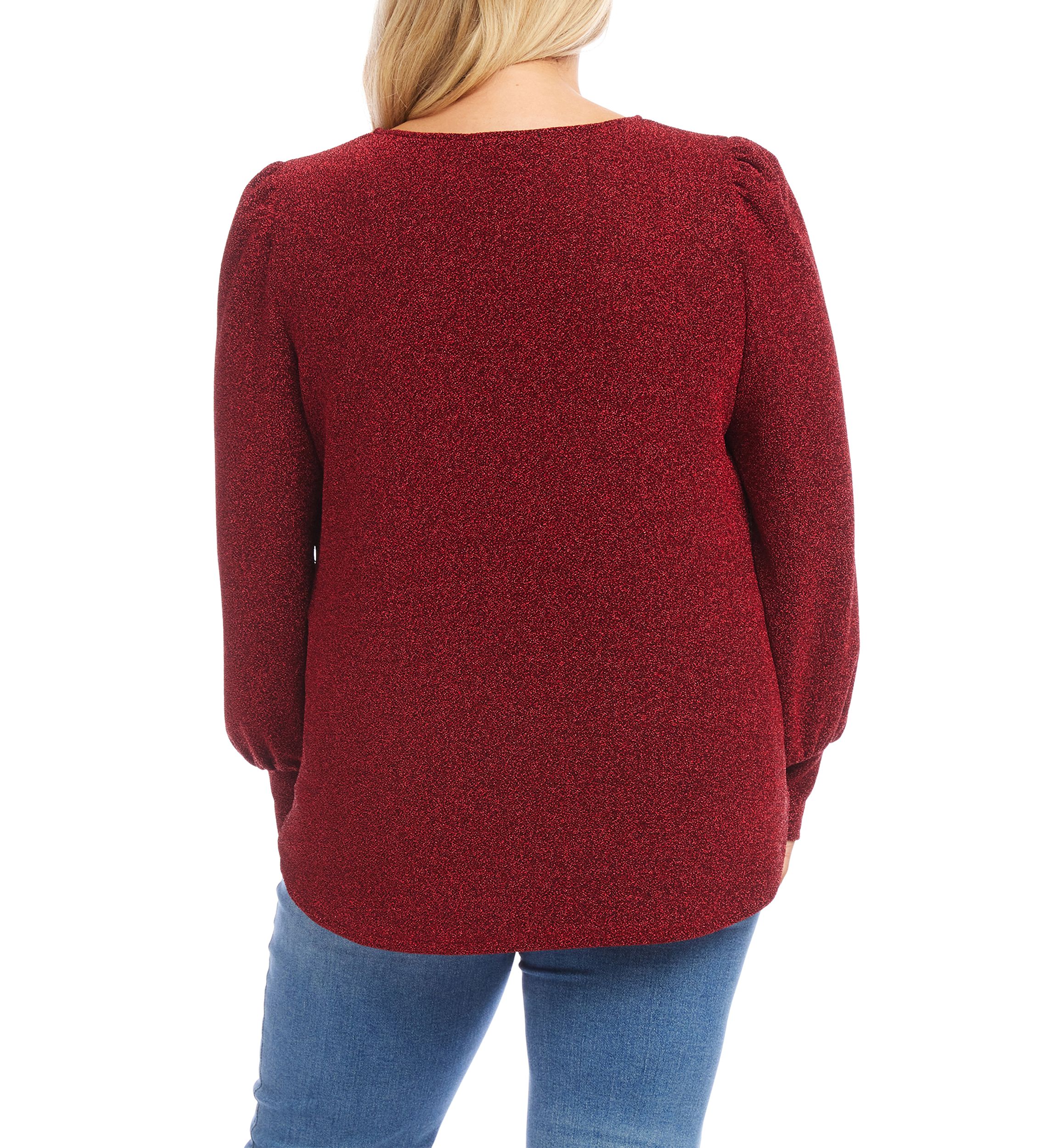 Plus Size Puff Sleeve Top
