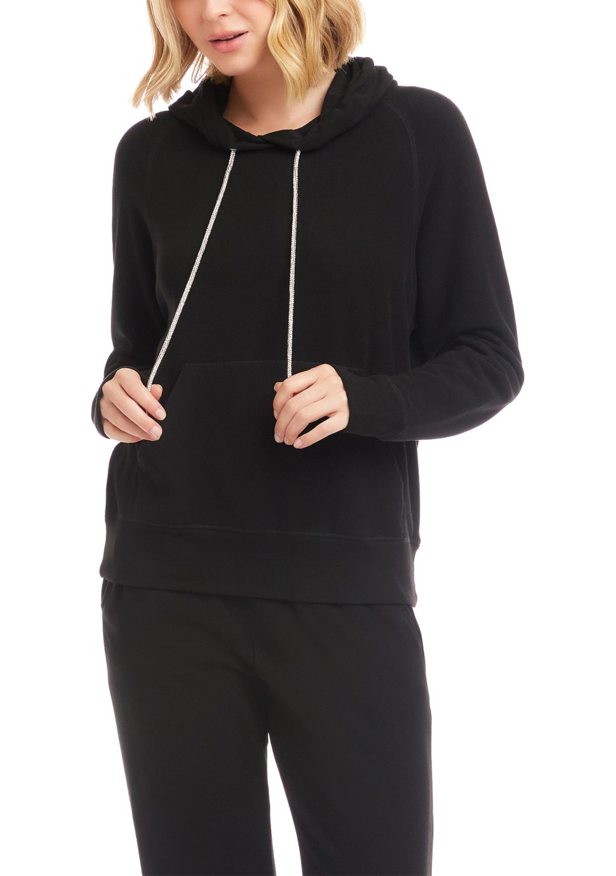 Womens Long Sleeve Rhinestone Athletic Top