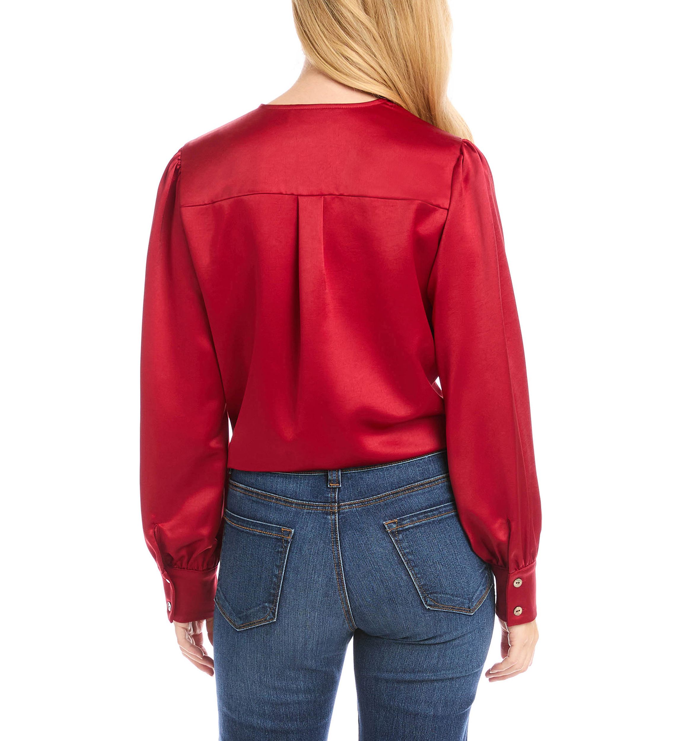 Womens Tie Front Blouse