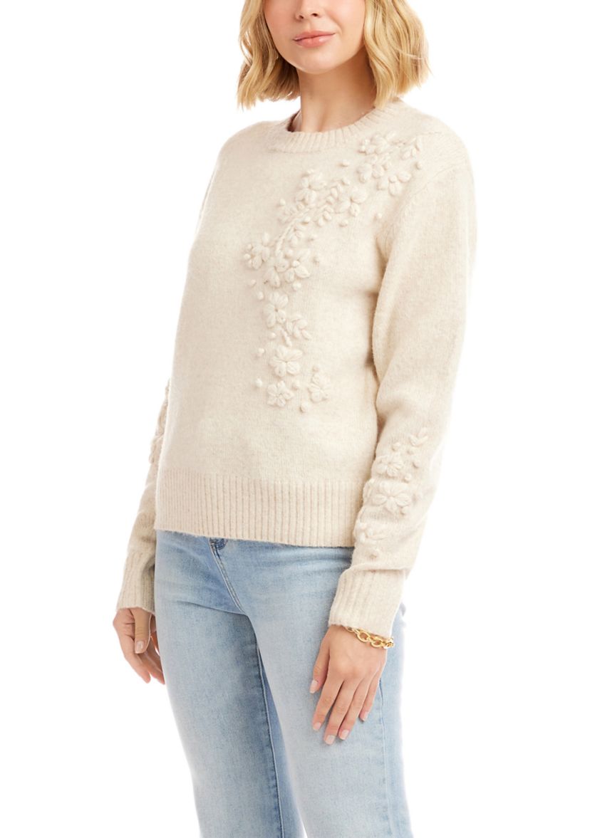 Womens Embroidered Sweater 