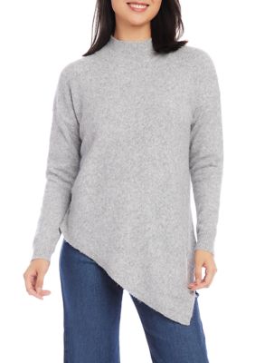 Women's Asymmetric Turtleneck Sweater