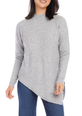 Women's Asymmetric Turtleneck Sweater