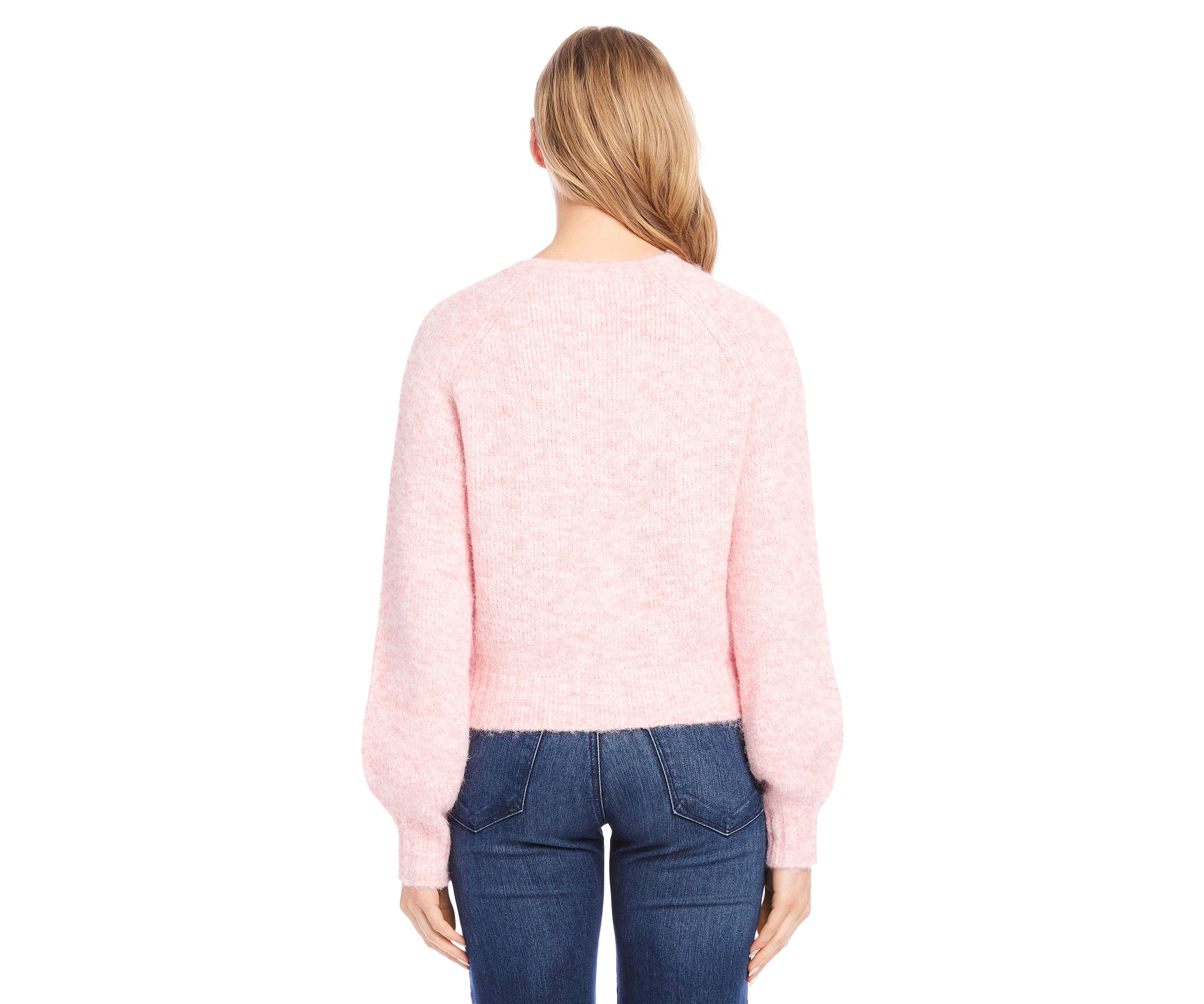 Petite Size Pearl Button Cardigan Sweater