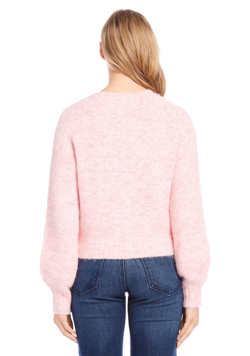 Petite Size Pearl Button Cardigan Sweater