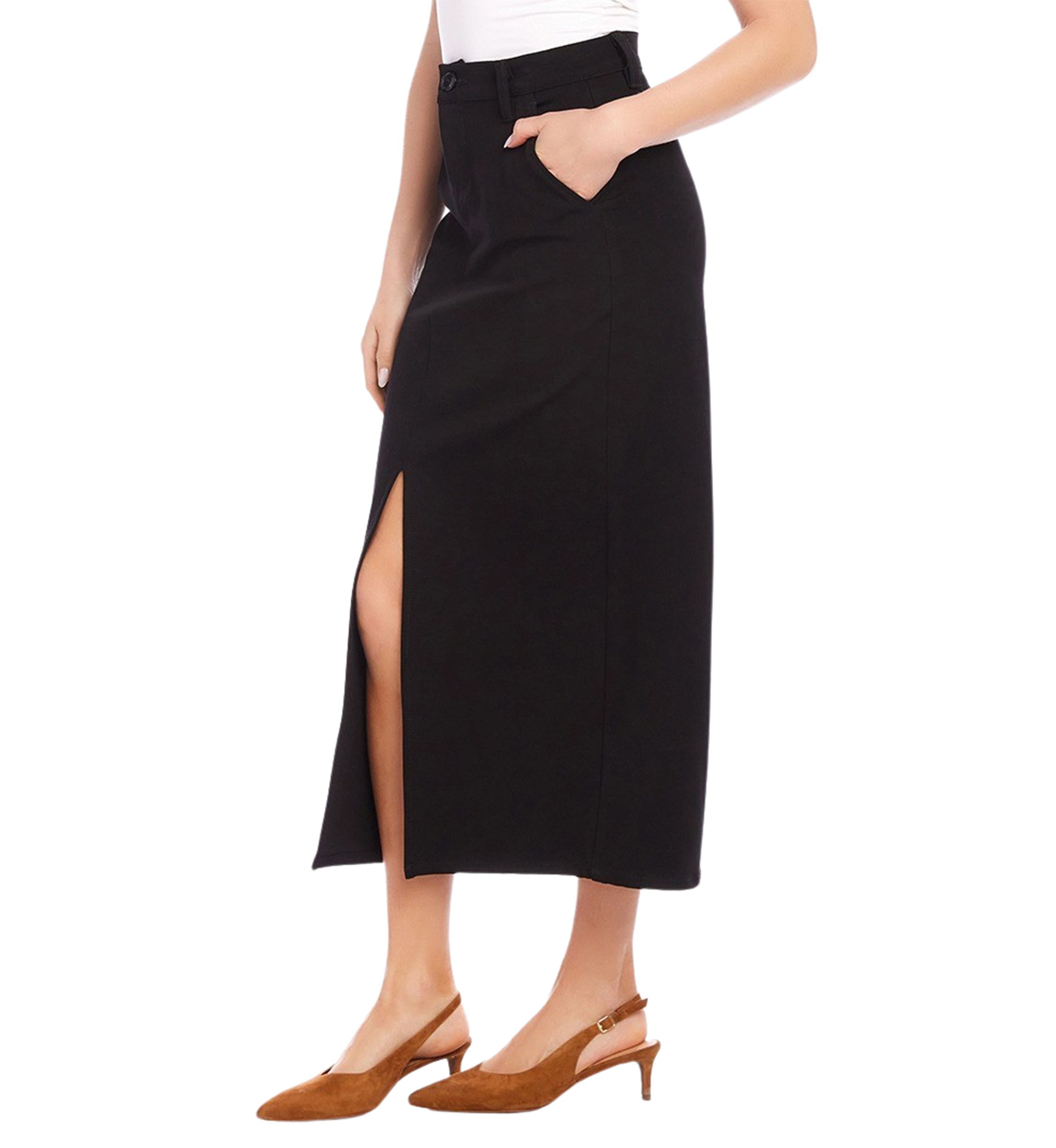 Womens Chelsea Midi Skirt
