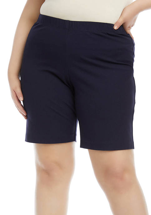 Karen Kane Plus Size Bermuda Shorts