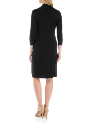 Karen kane store cascade wrap dress