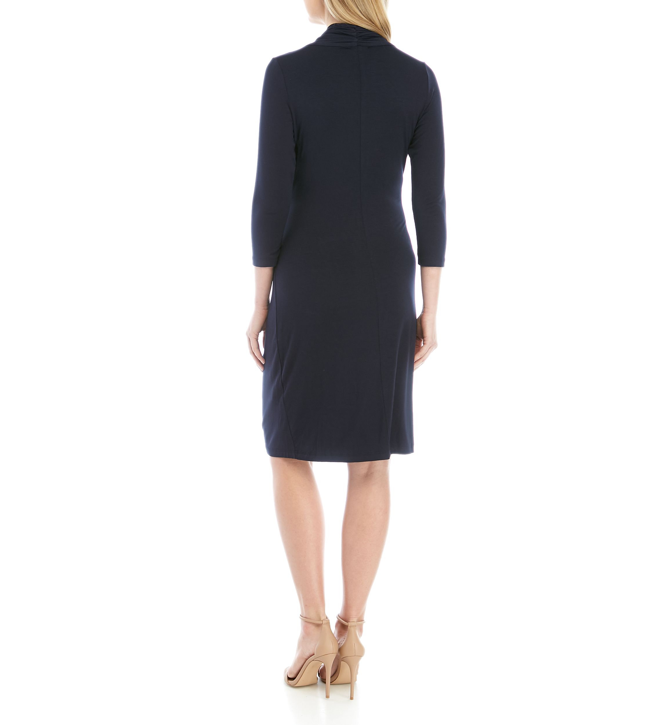 Cascade Wrap Dress