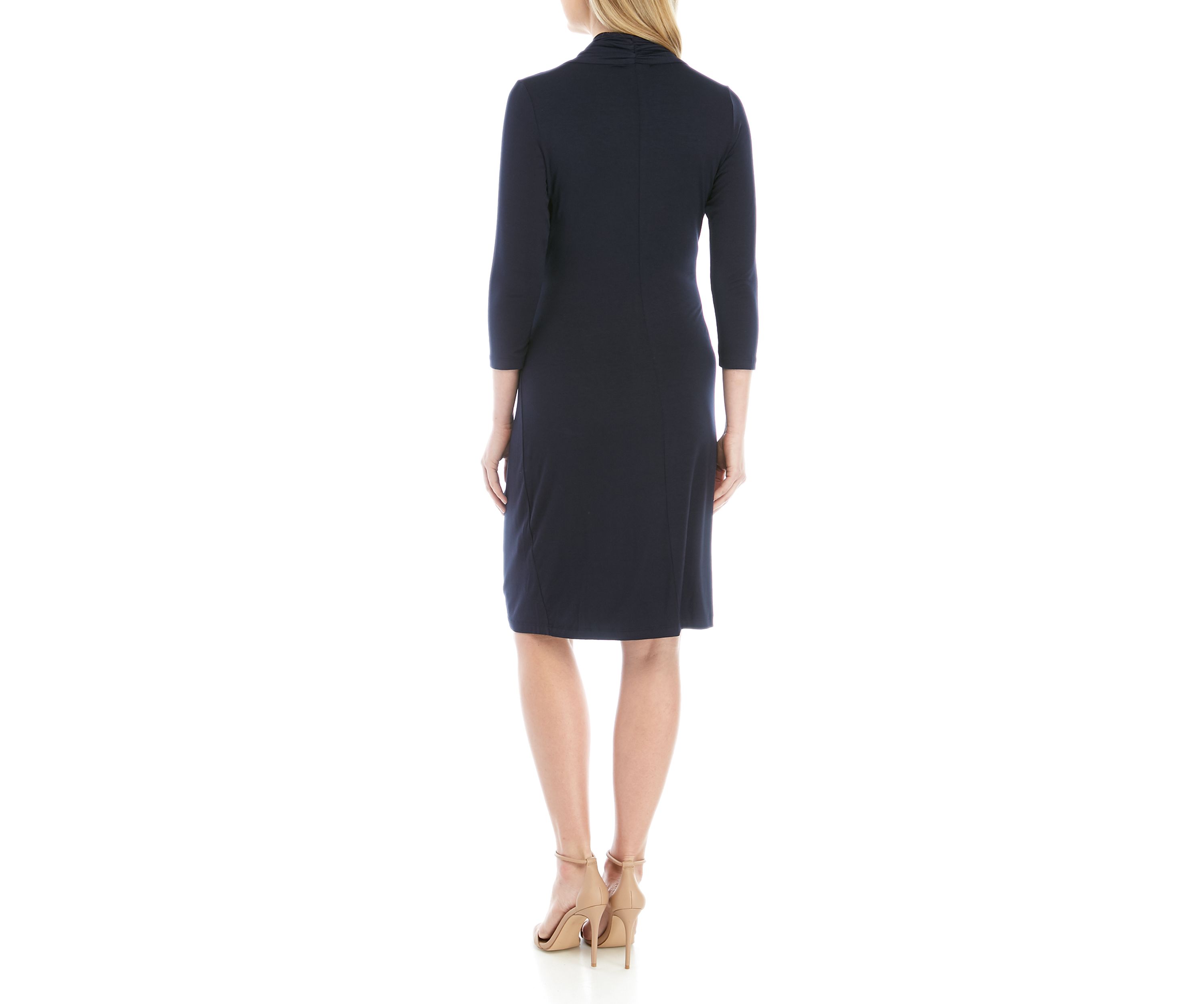 Cascade Wrap Dress