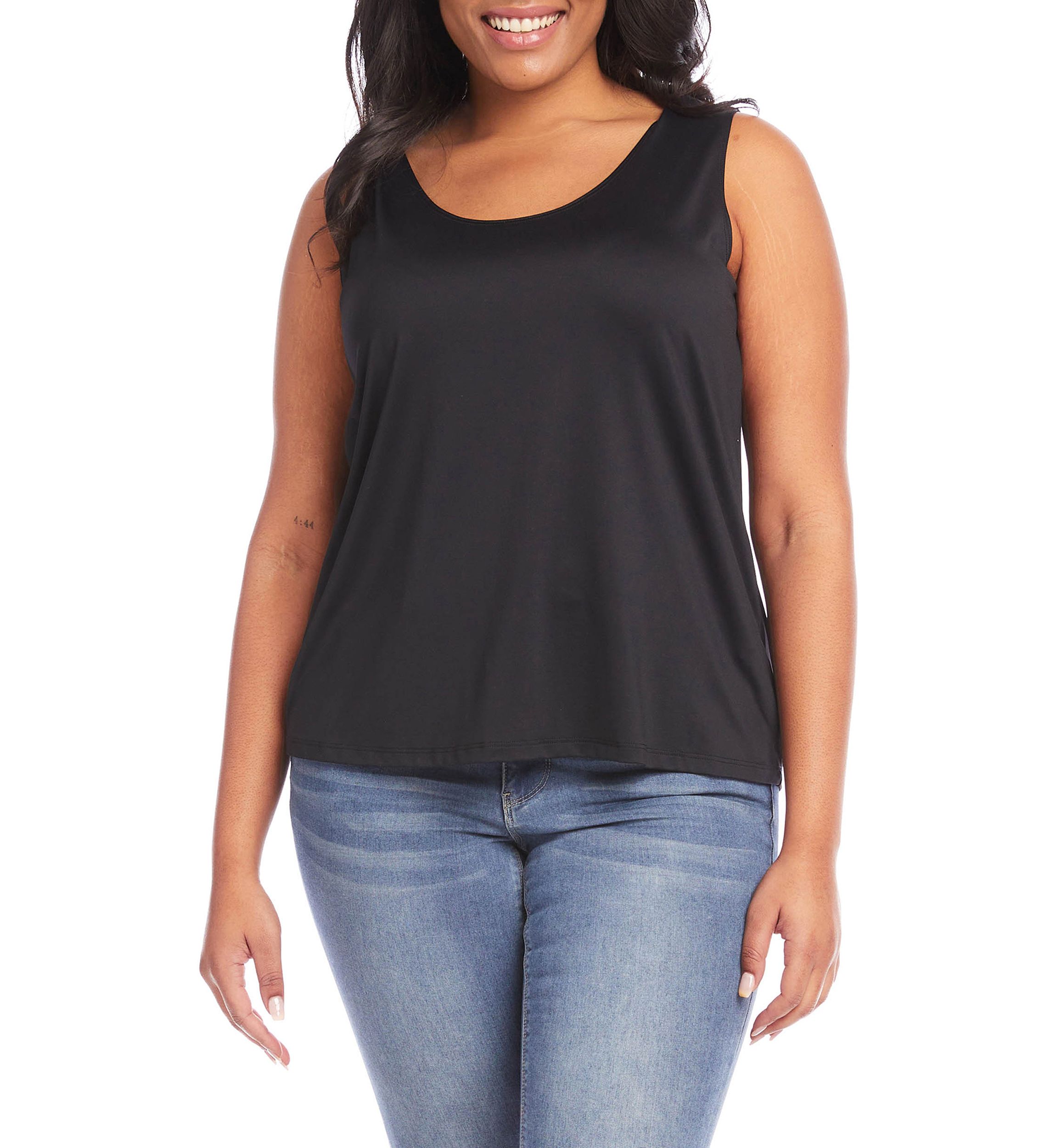 Plus Size Scoop Neck Tank 