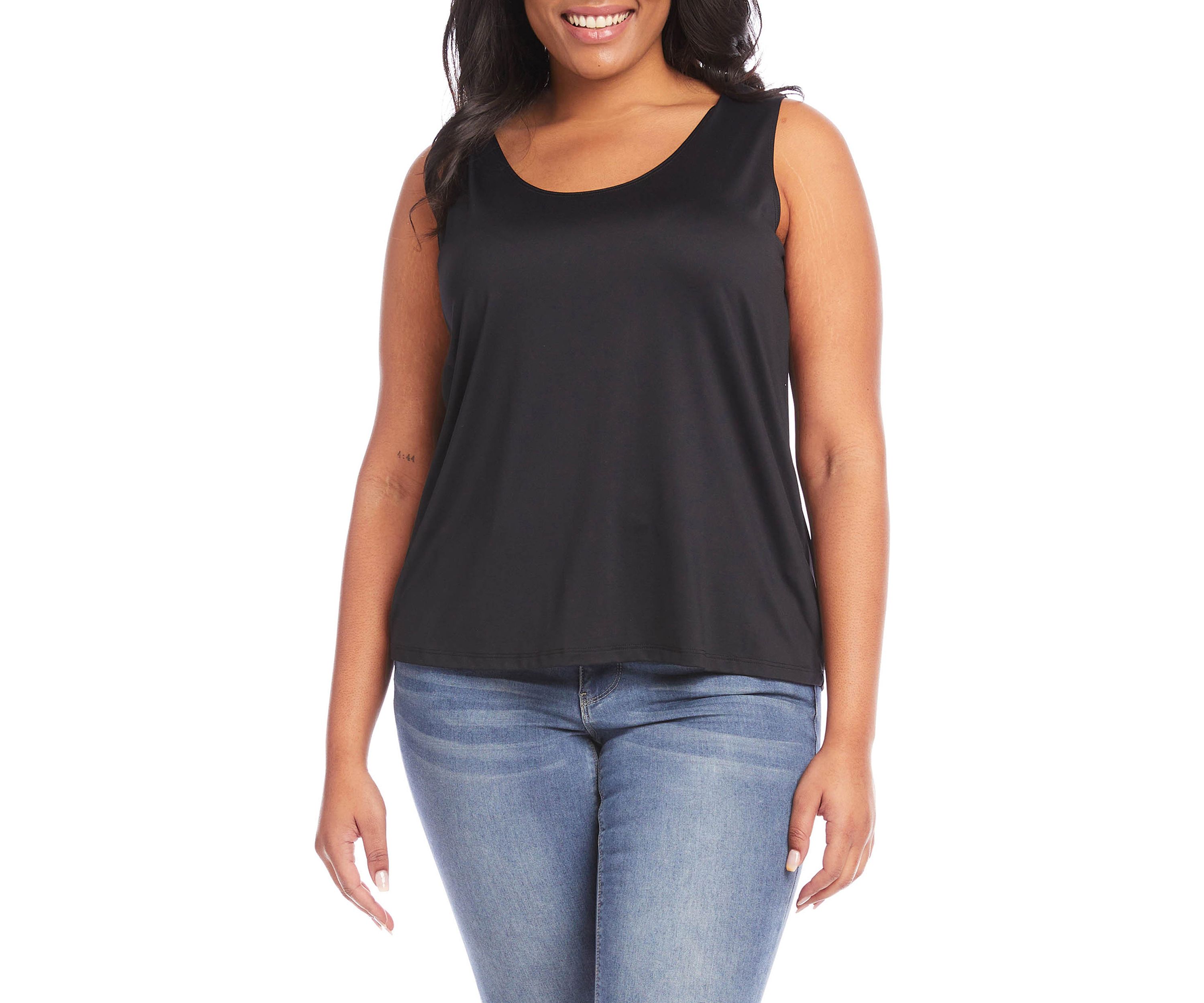 Plus Size Scoop Neck Tank 