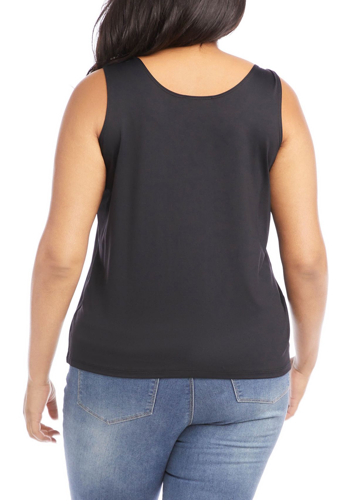 Plus Size Scoop Neck Tank 