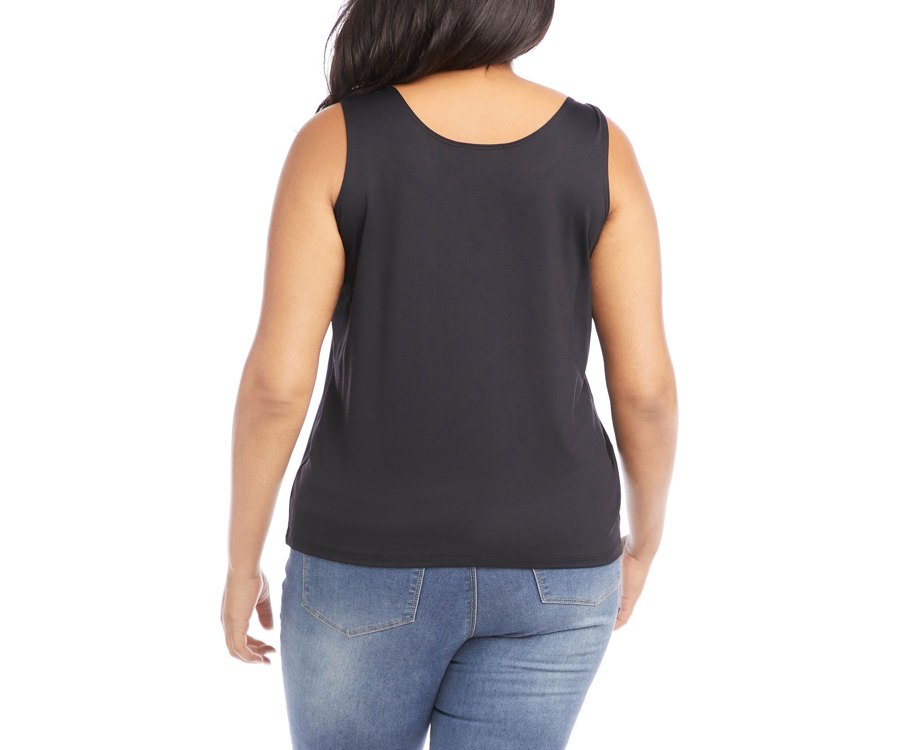 Plus Size Scoop Neck Tank 