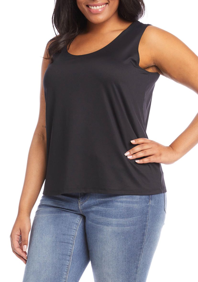Plus Size Scoop Neck Tank 