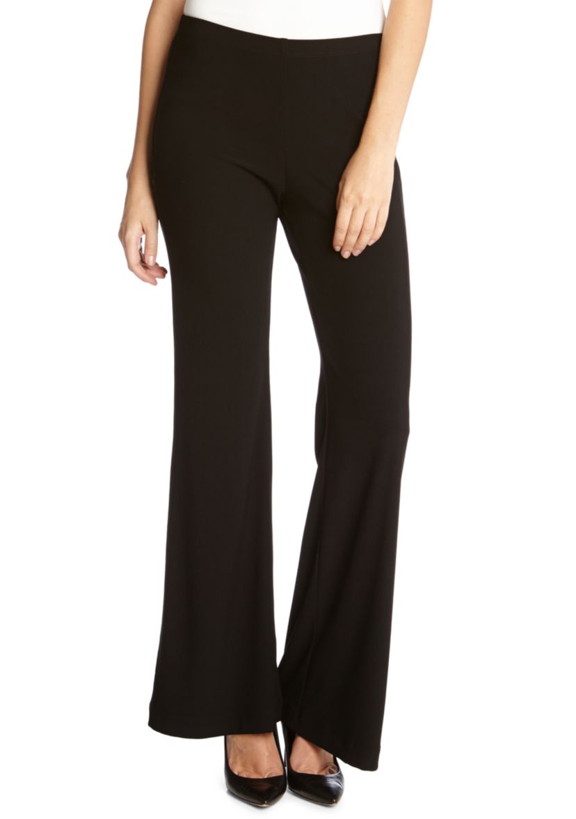 Womens Crepe Wide Leg Pants
