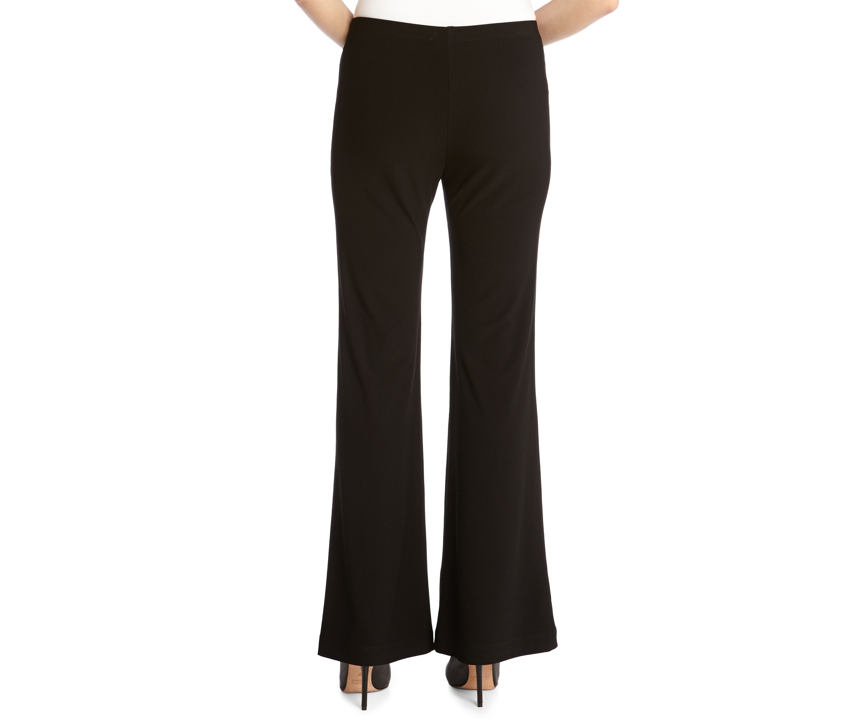 Womens Crepe Wide Leg Pants