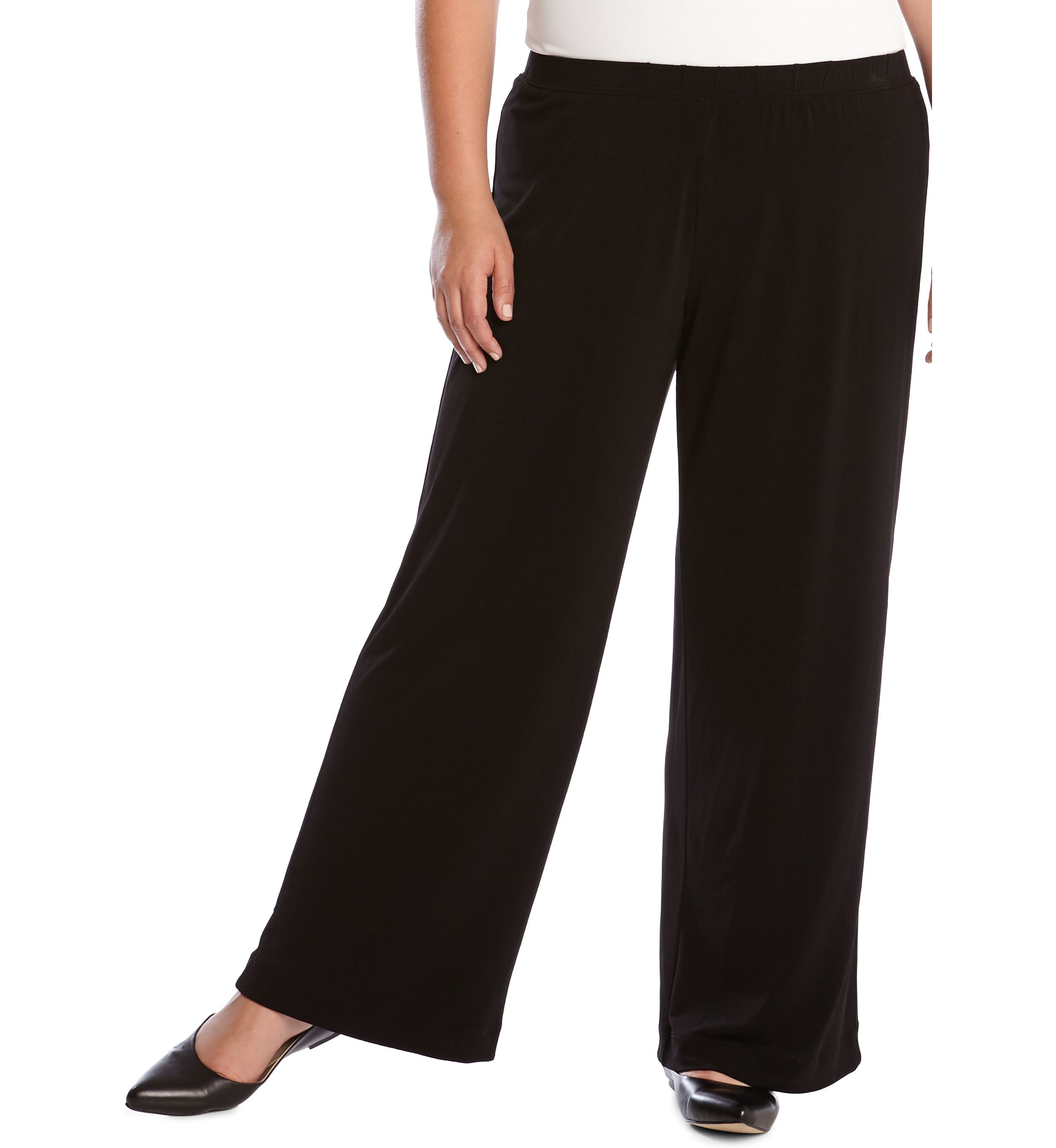 Plus Size Crepe Pants