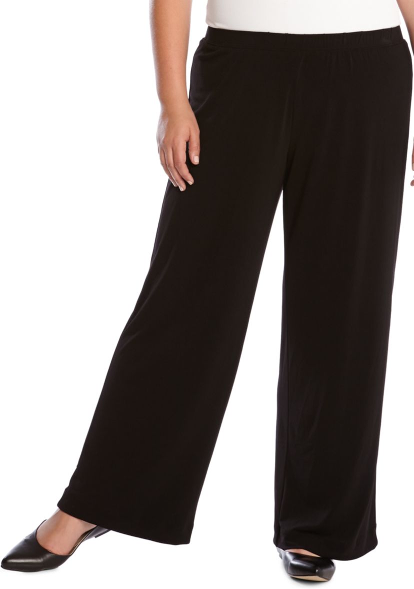 Plus Size Crepe Pants