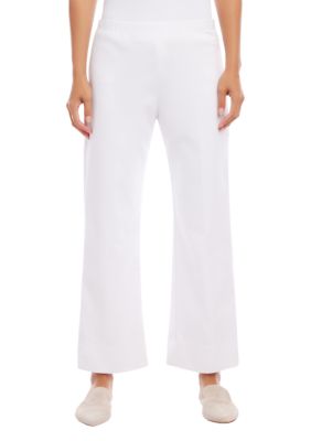 Karen Kane Women's Petite Cropped Wide Leg Pants