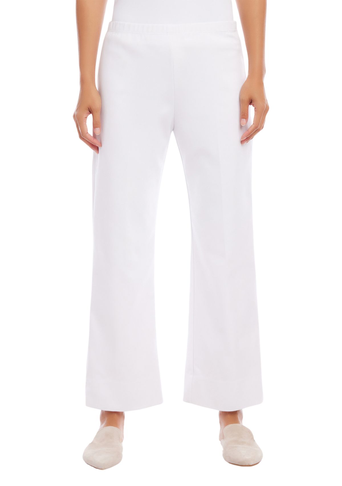 Petite Cropped Wide Leg Pants