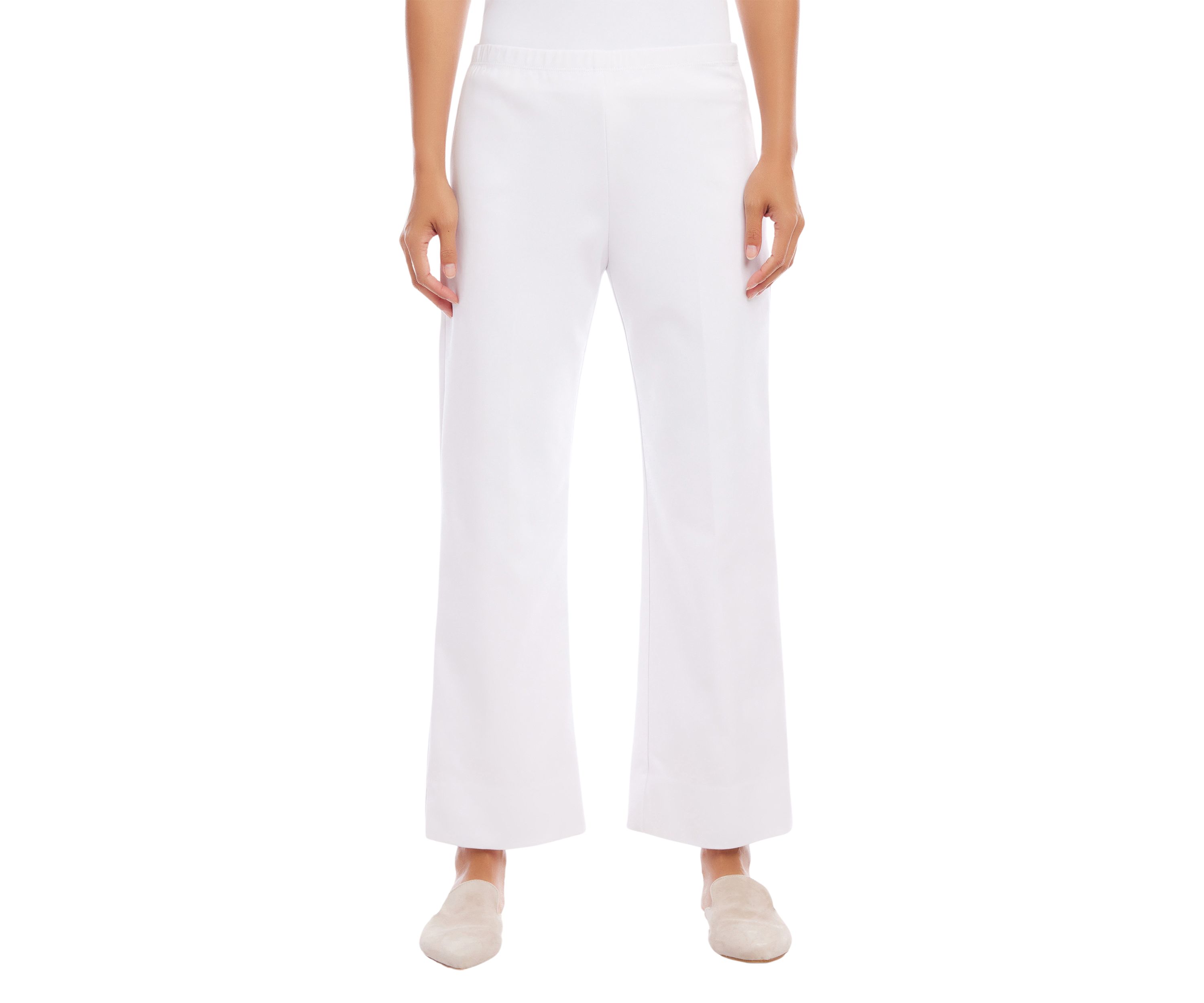 Petite Cropped Wide Leg Pants