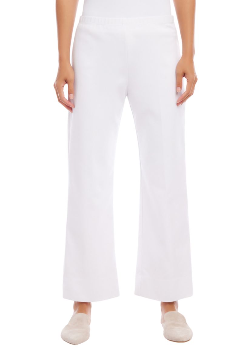 Petite Cropped Wide Leg Pants
