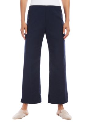 Petite Cropped Wide Leg Pants