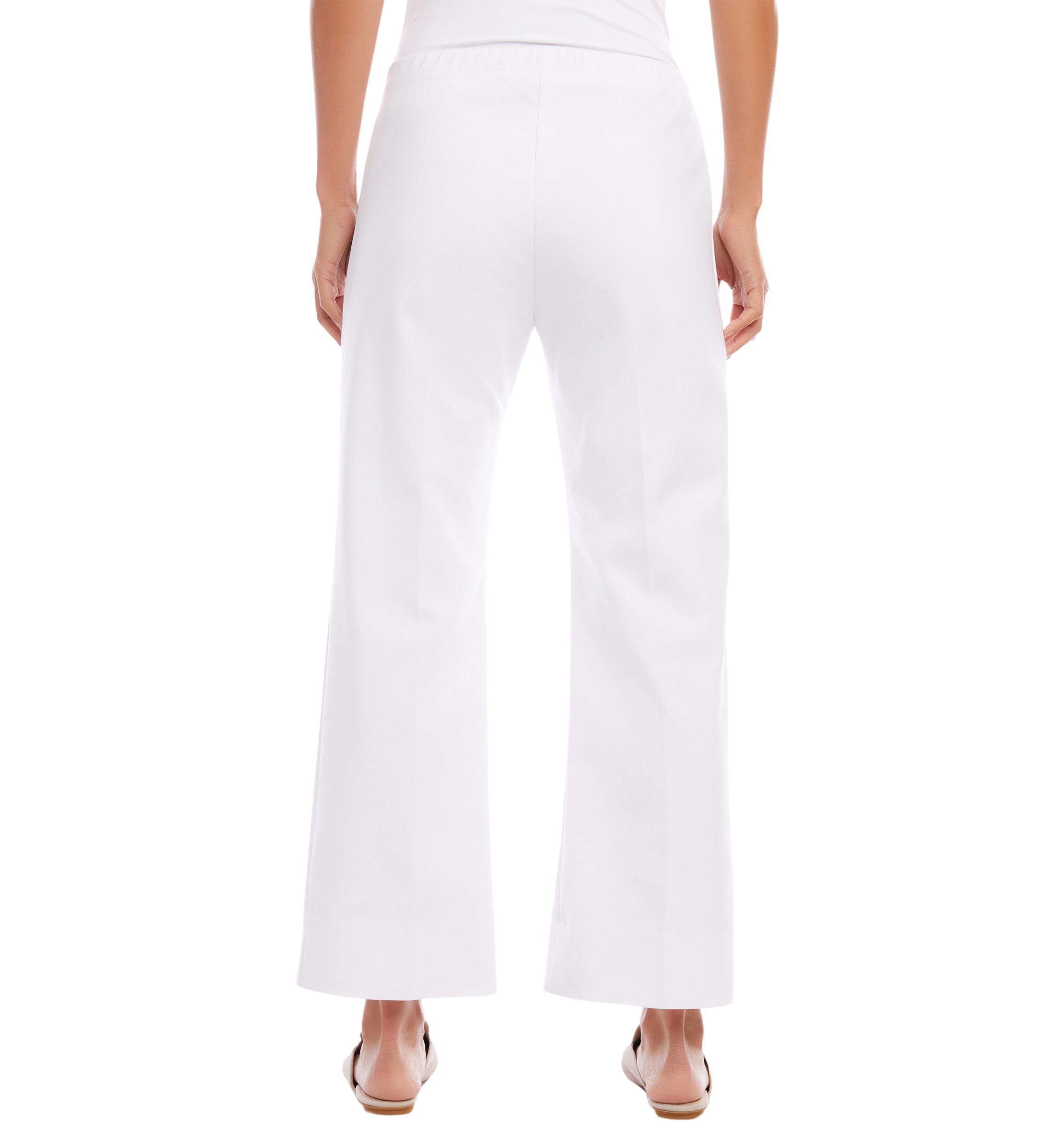 Petite Cropped Wide Leg Pants