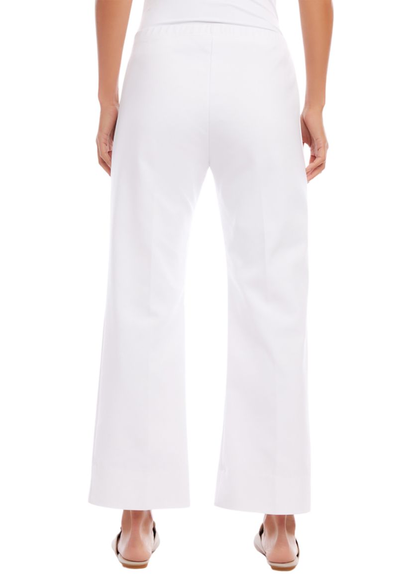 Petite Cropped Wide Leg Pants