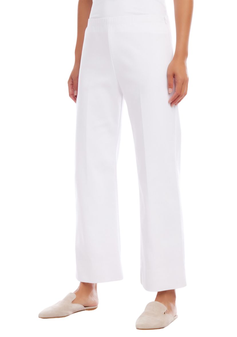 Petite Cropped Wide Leg Pants