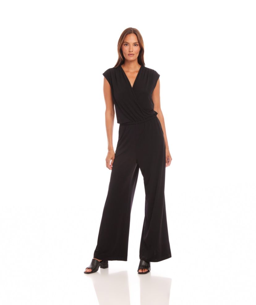 Womens Sleeveless Travel Jersey Jumpsuit
