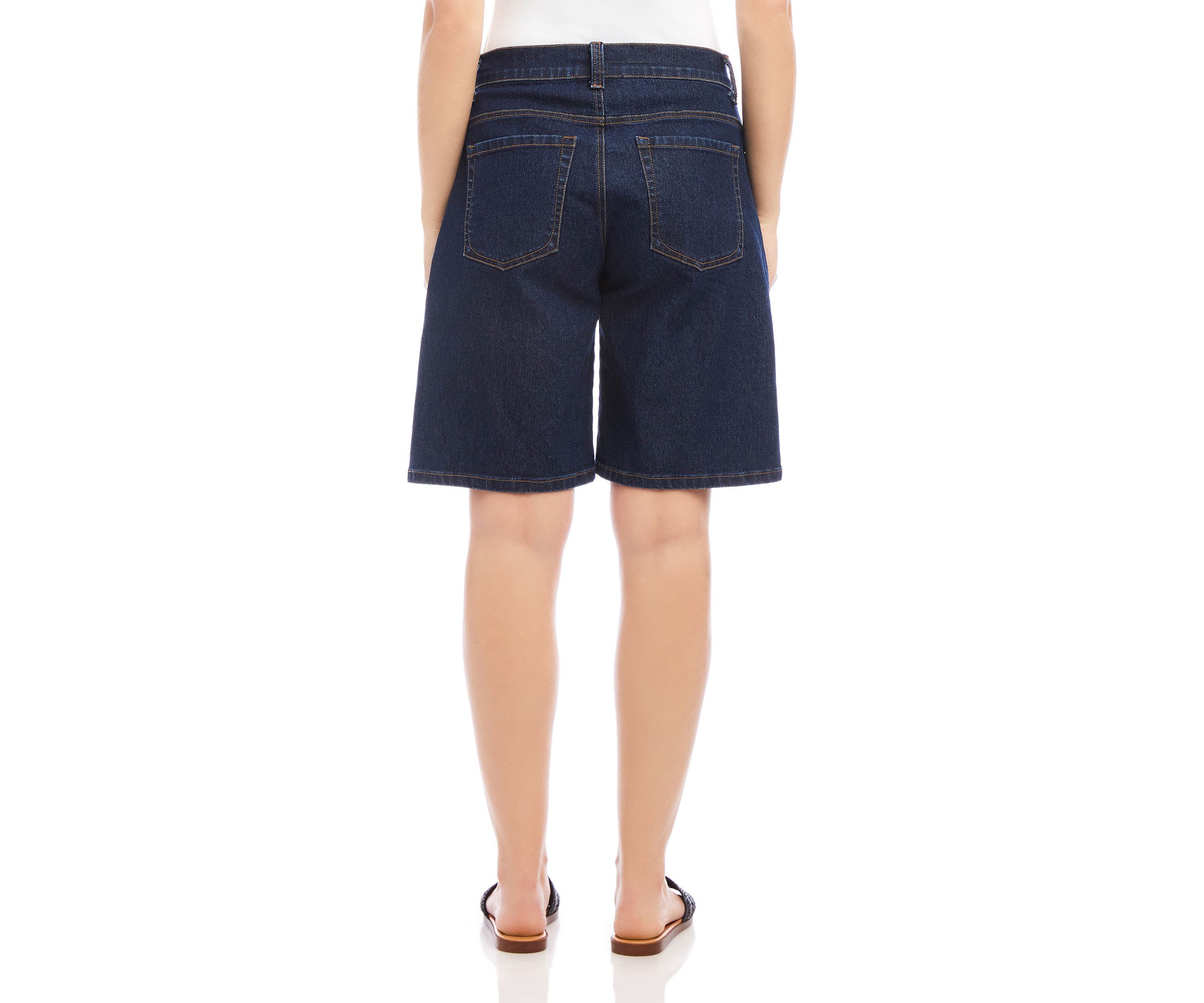 Womens Denim Bermuda Shorts