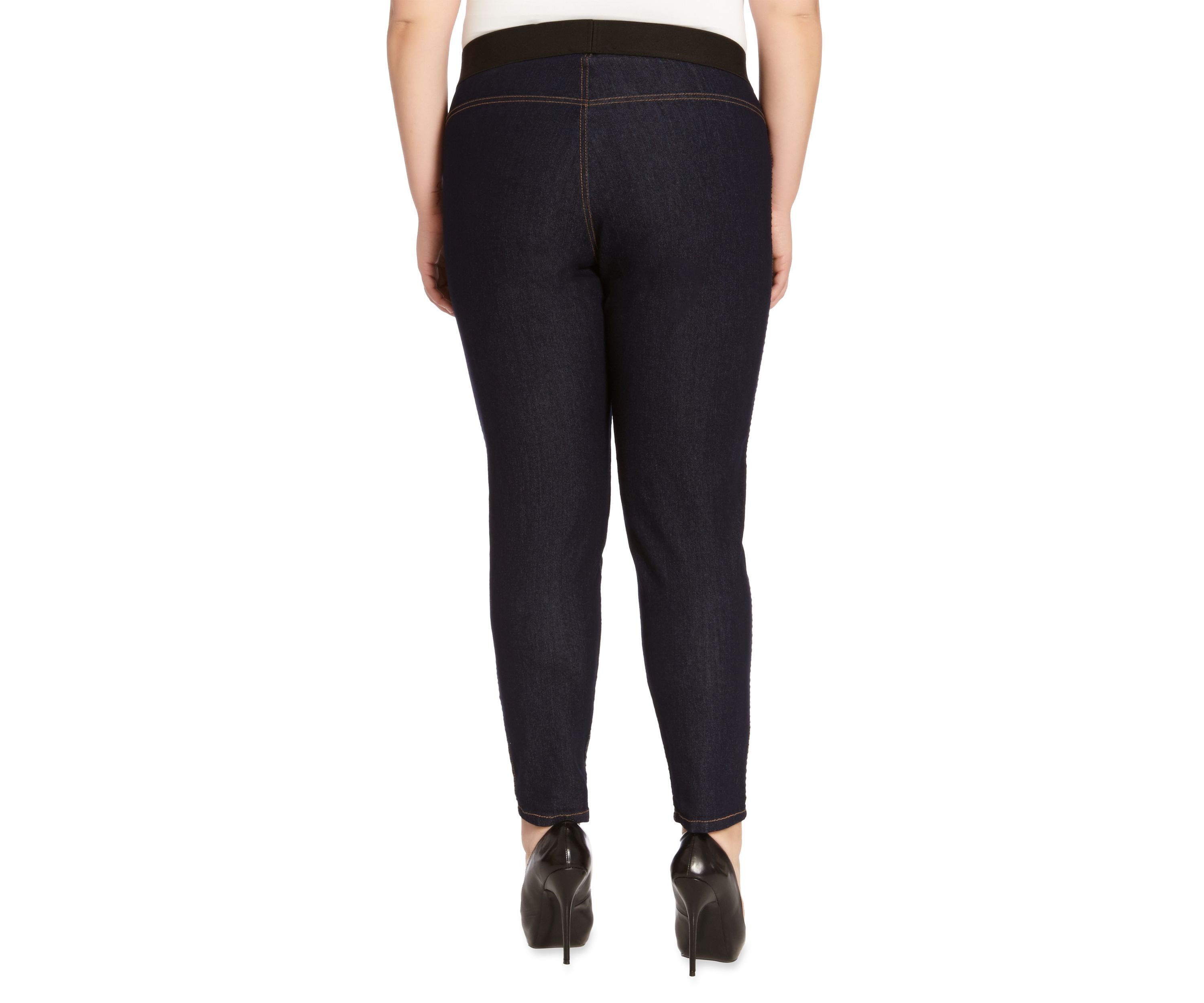 Plus Size Dark Rinse Jeggings