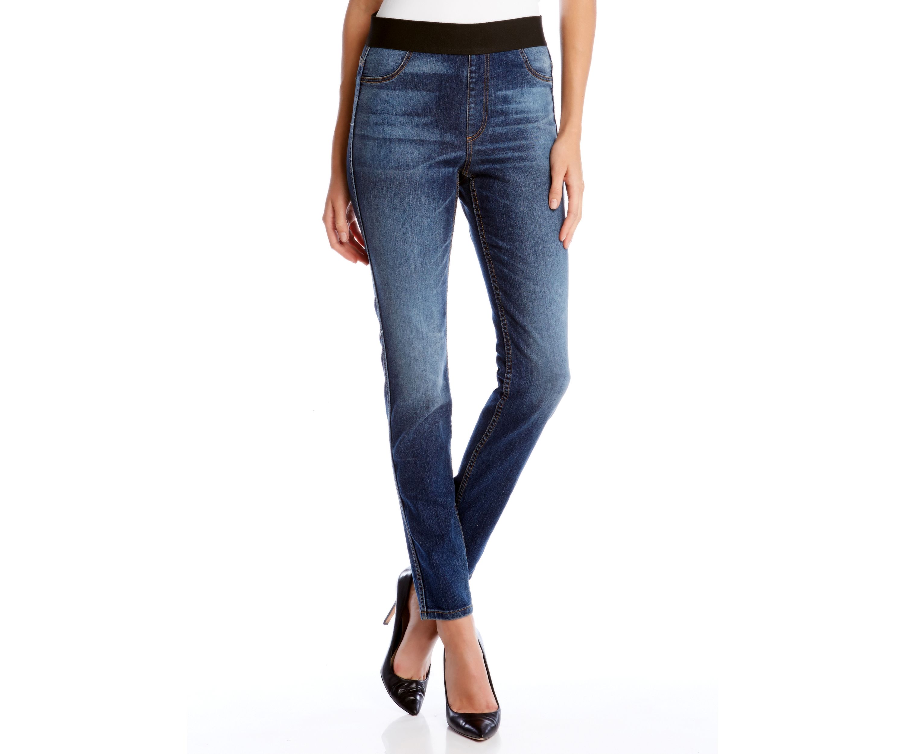 Womens Vintage Wash Jeggings