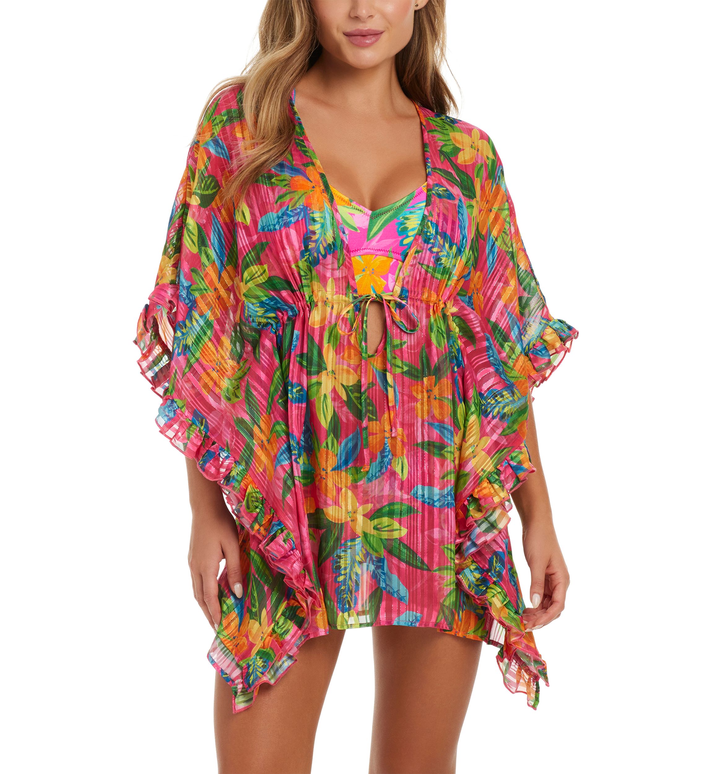 Feel the Love Caftan Swim Cover Up