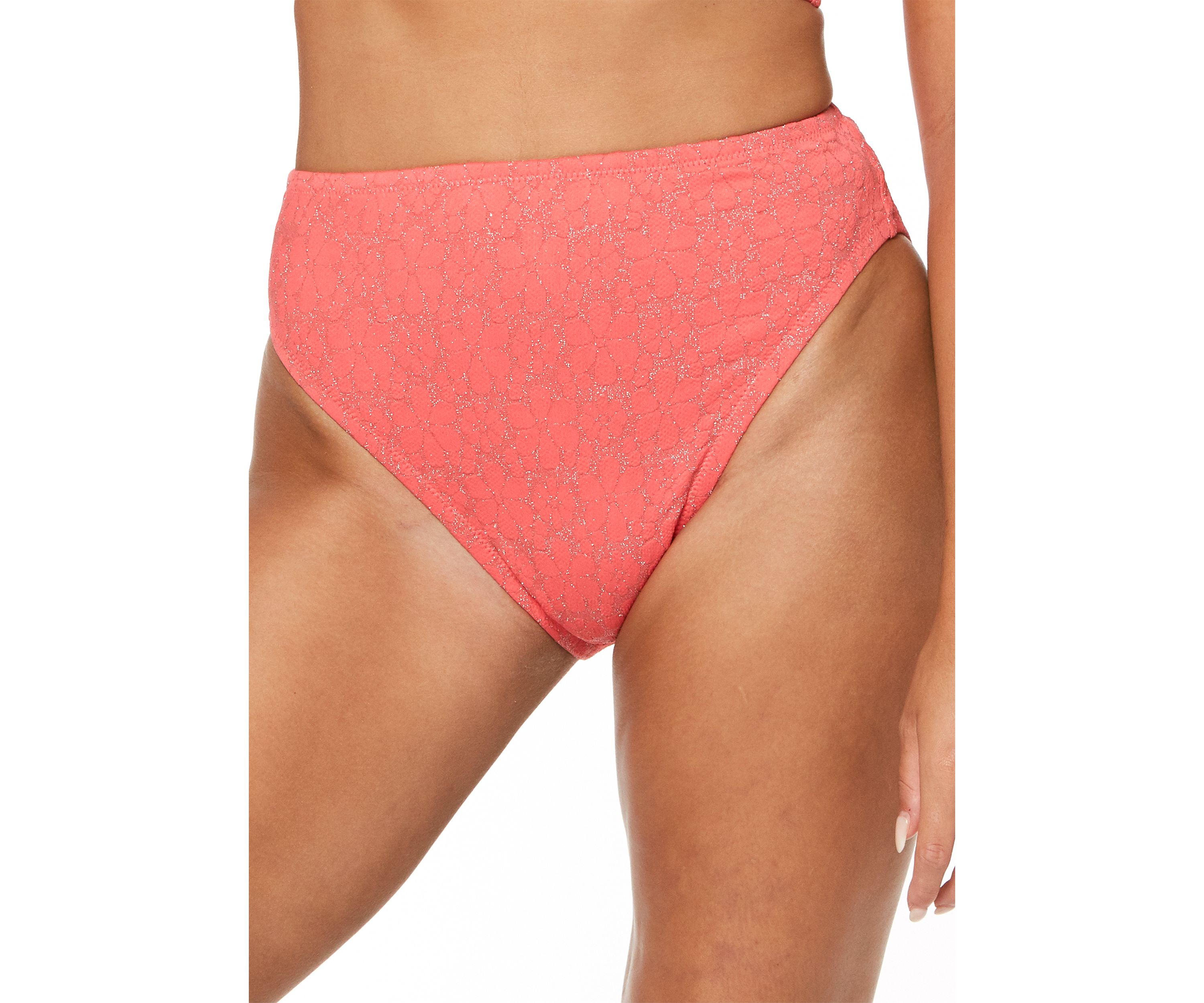 Flower Power High Waist Swim Bottoms