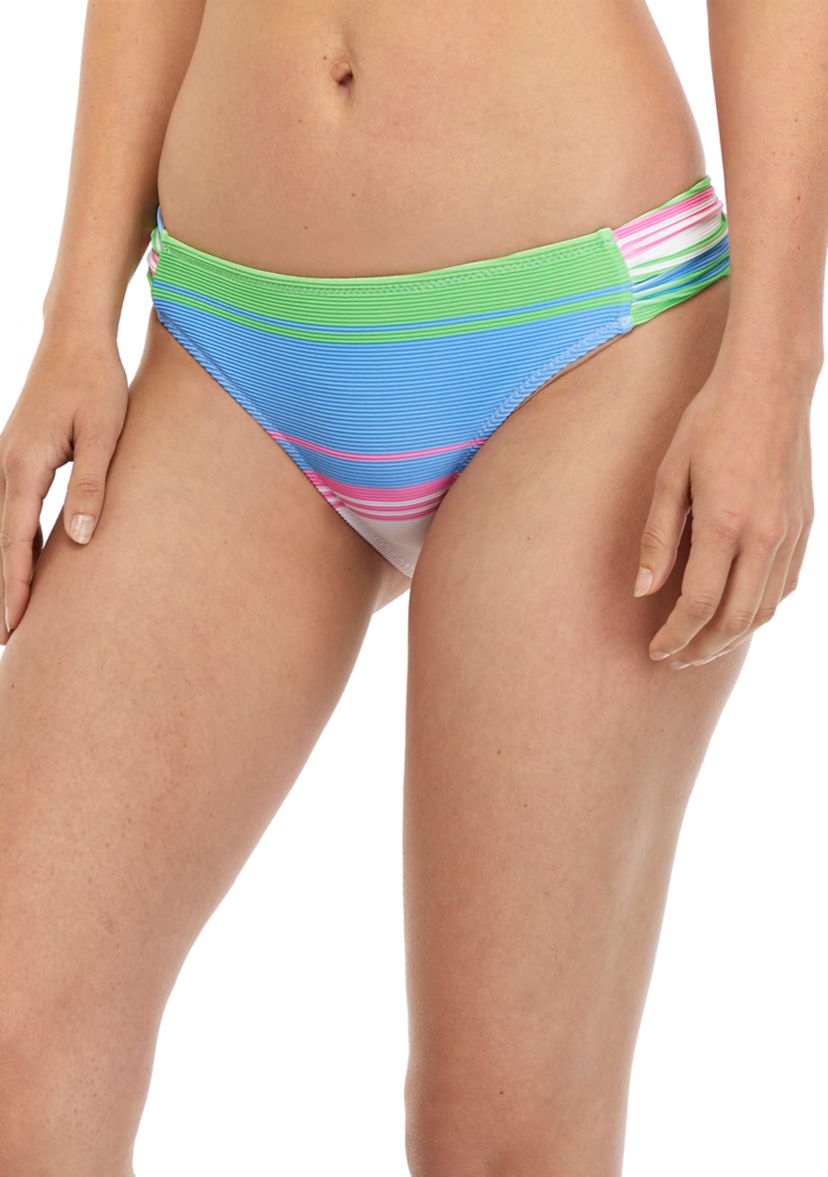 On the Horizon Side Shirred Swim Bottoms