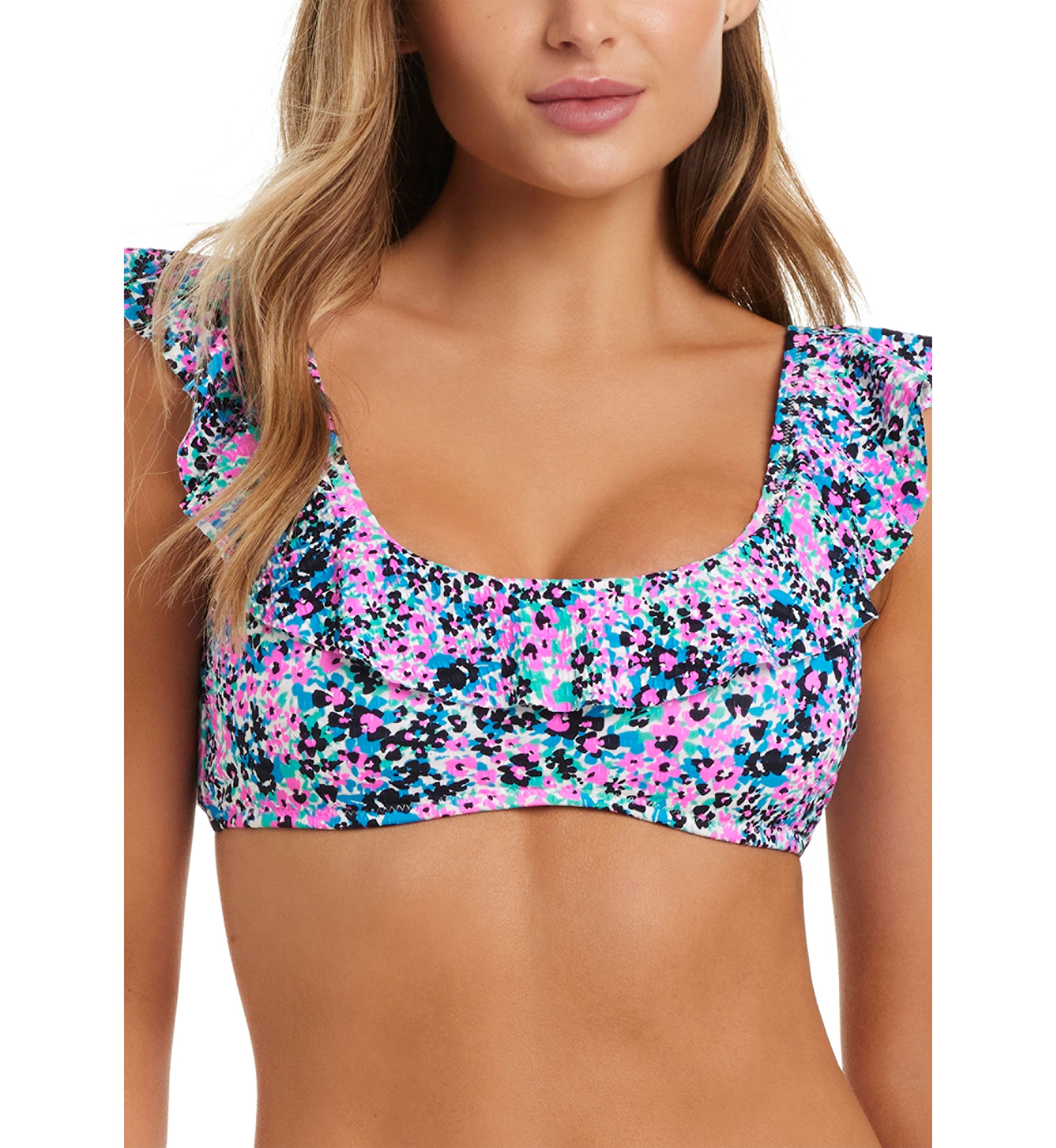 Small Blessings Ruffle Bra Swim Top 