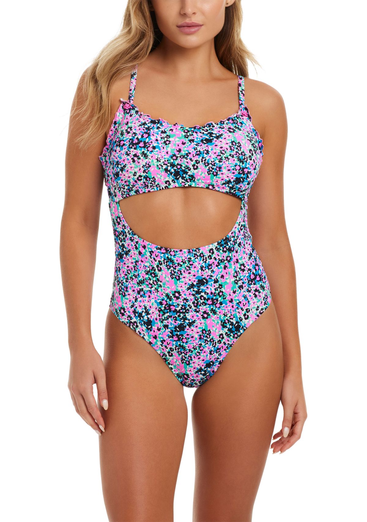 Small Blessings Lettuce Edge One-Piece Swimsuit 
