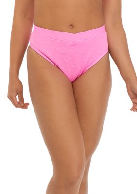 Jessica Simpson No Show Thong Panties Underwear Multi-pack, in Pink