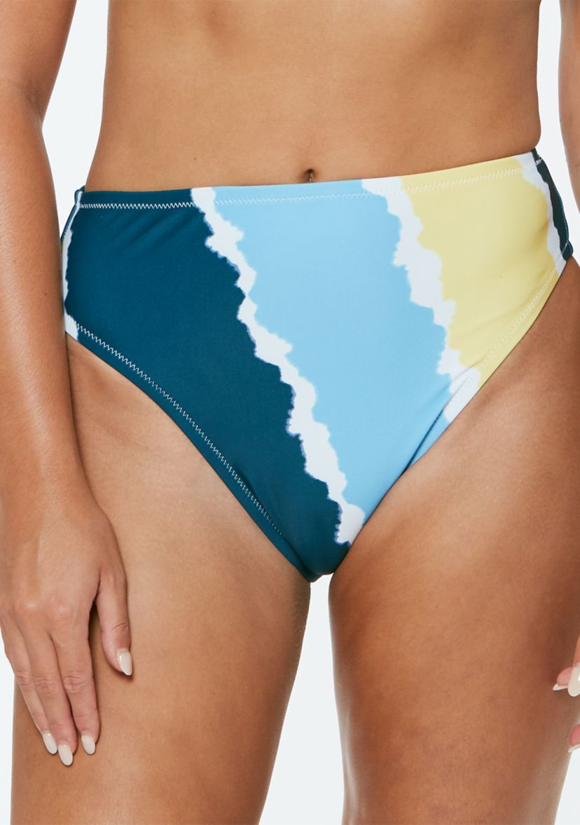 Smooth Sailing High Waist Swim Bottoms 