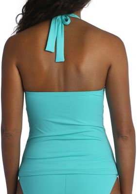 Island Goddess D Cup Halter Swim Tankini