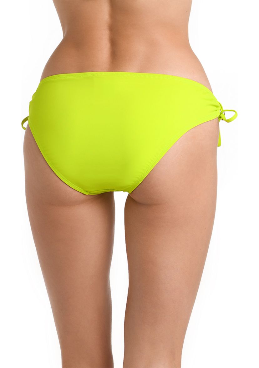 Island Goddess Solid Adjustable Loop Brief Swim Bottoms