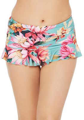 La Blanca Solid Mid Waist Swim Bottoms Belk 5110