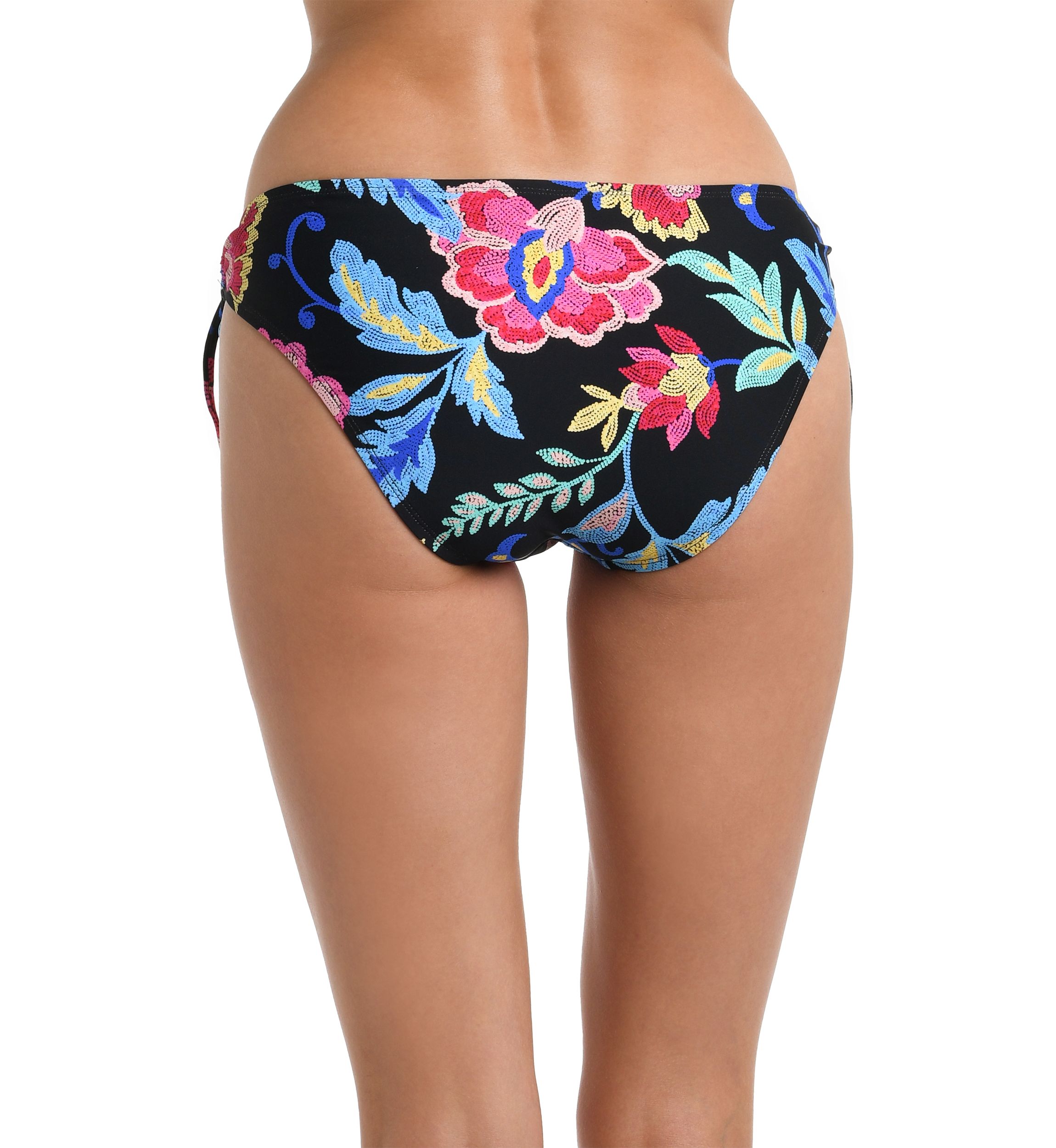 Midnight Magic Adjustable Hipster Swim Bottoms