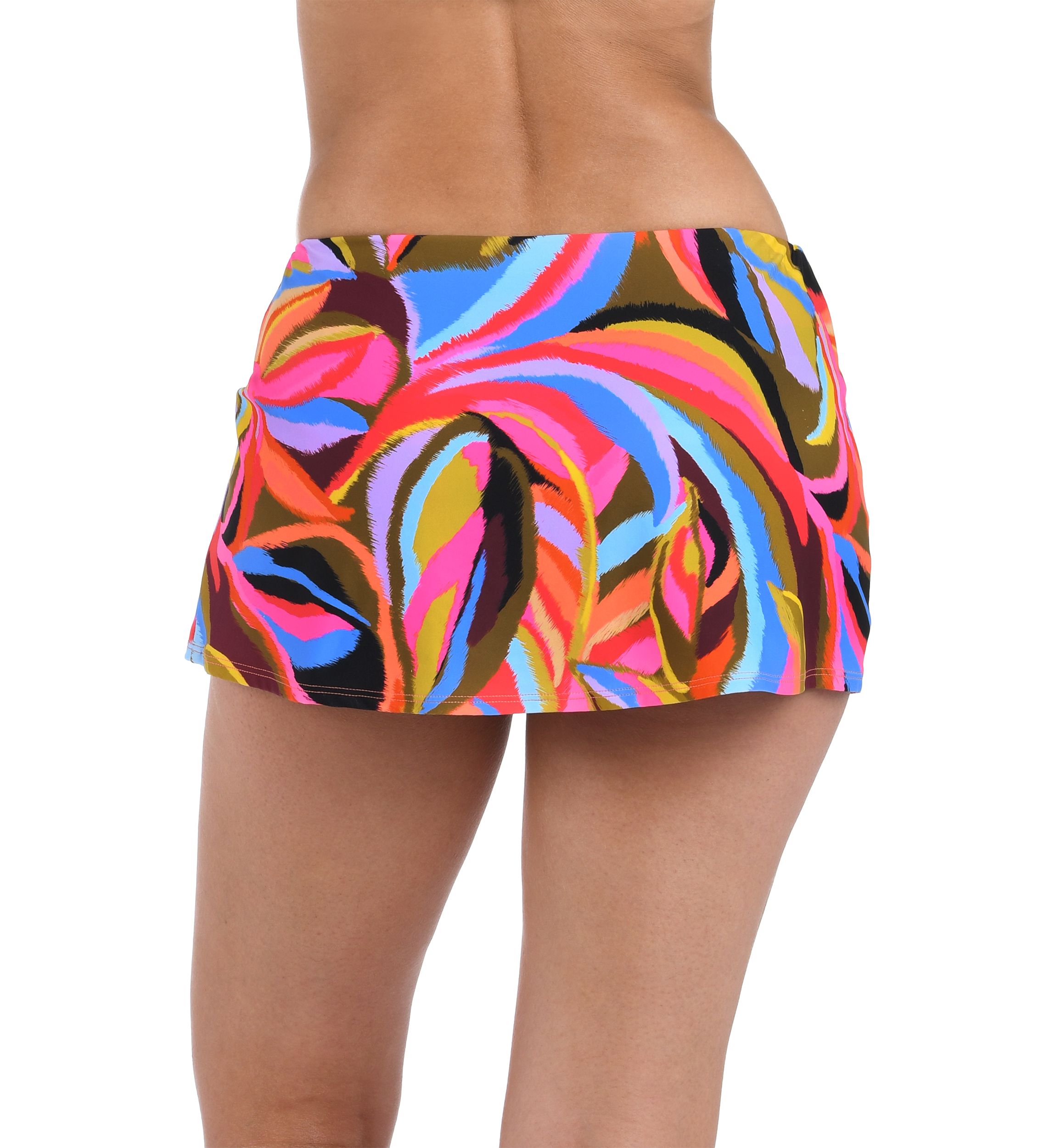 Tropic Waves Island Goddess Adjustable Tie Swim Skirt 