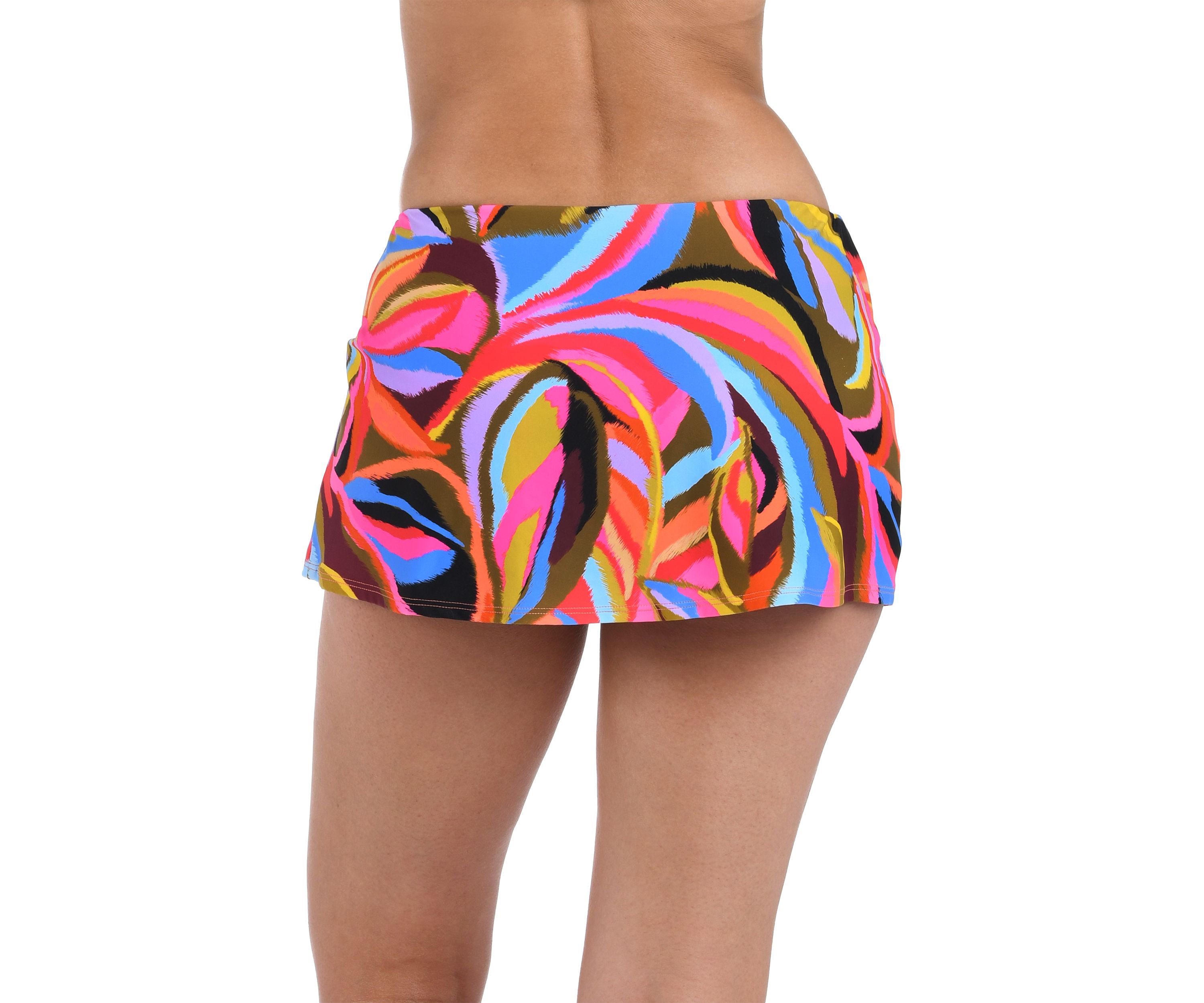 Tropic Waves Island Goddess Adjustable Tie Swim Skirt 