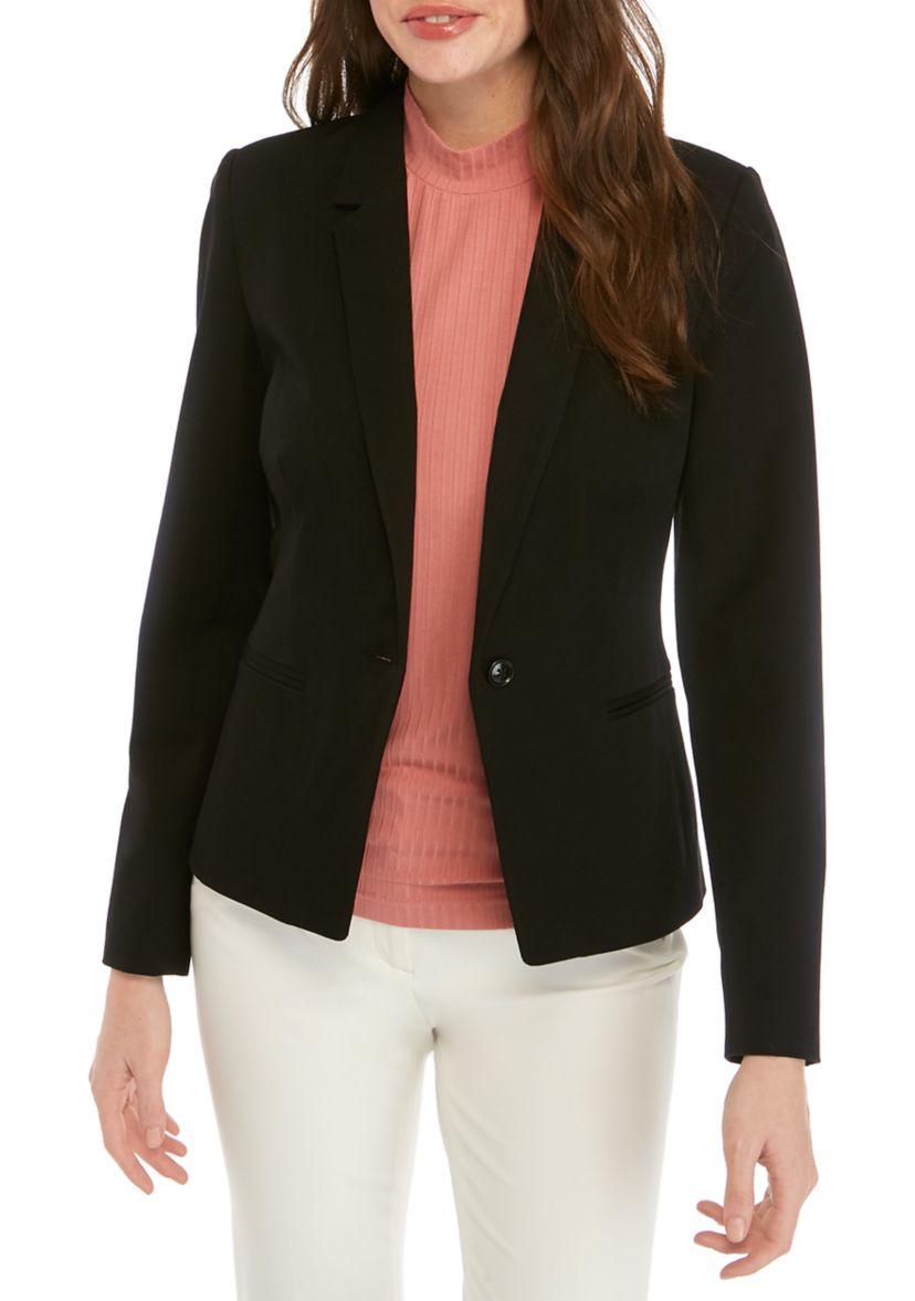 Womens One Button Blazer